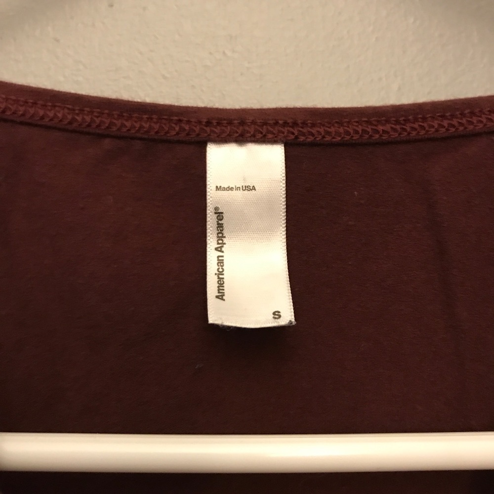 Maroon color American Apparel Tank Dress!!